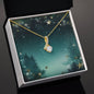 Christmas Background 111 - 18K Yellow Gold Finish Alluring Beauty Necklace