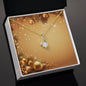 Christmas Background 053 - 18K Yellow Gold Finish Alluring Beauty Necklace
