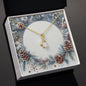 Christmas Background 085 - 18K Yellow Gold Finish Alluring Beauty Necklace