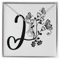 Botanical Monogram I - Alluring Beauty Necklace