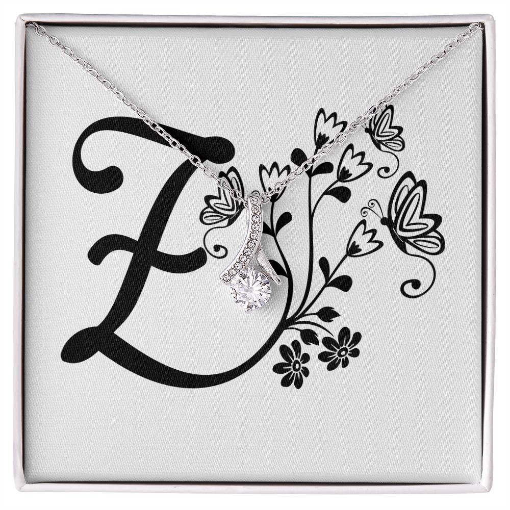 Botanical Monogram Z - Alluring Beauty Necklace