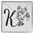 Botanical Monogram K - Alluring Beauty Necklace