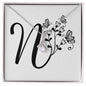 Botanical Monogram N - Alluring Beauty Necklace