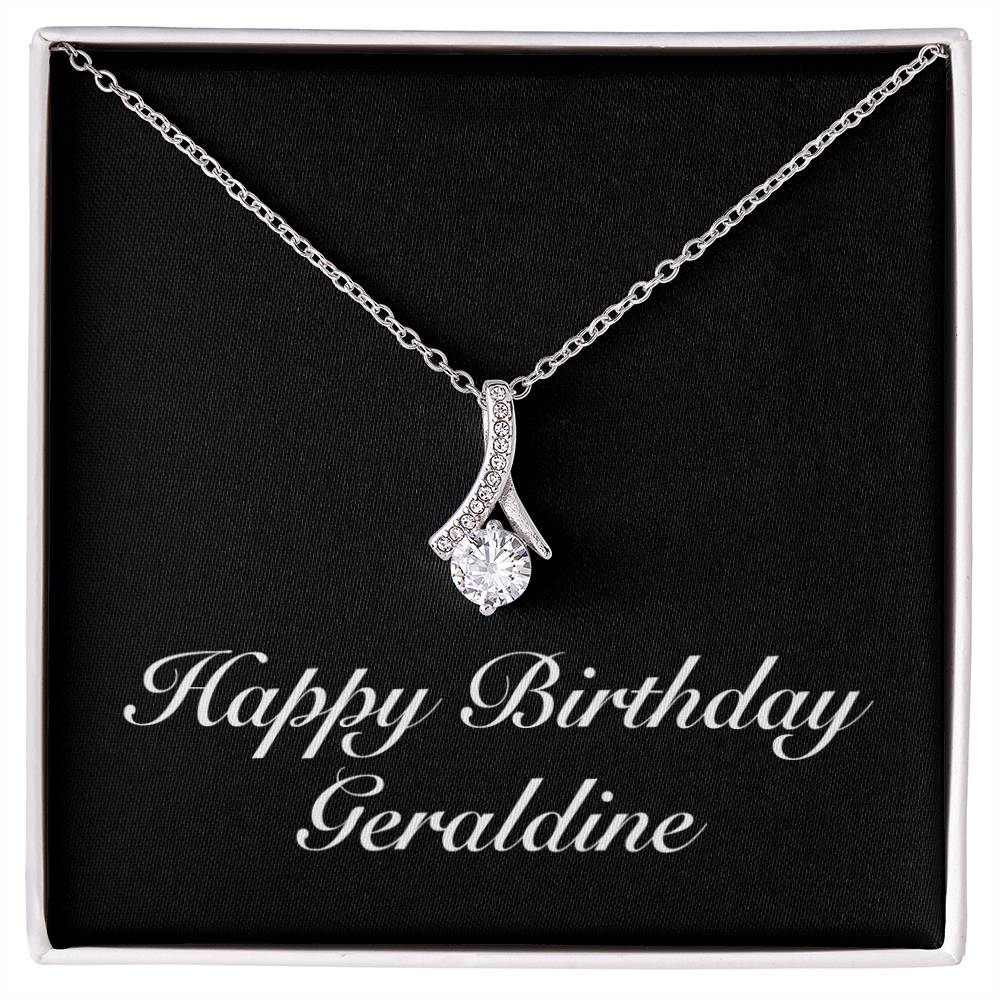 Happy Birthday Geraldine v2 - Alluring Beauty Necklace
