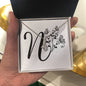 Botanical Monogram N - Alluring Beauty Necklace