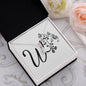 Botanical Monogram W - Alluring Beauty Necklace
