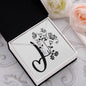 Botanical Monogram J - Alluring Beauty Necklace