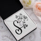 Botanical Monogram S - Alluring Beauty Necklace