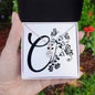 Botanical Monogram C - Alluring Beauty Necklace