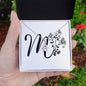 Botanical Monogram M - Alluring Beauty Necklace