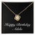 Happy Birthday Adela v2 - 18K Yellow Gold Finish Love Knot Necklace