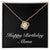 Happy Birthday Alana v2 - 18K Yellow Gold Finish Love Knot Necklace