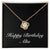 Happy Birthday Alta v2 - 18K Yellow Gold Finish Love Knot Necklace