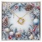 Christmas Background 080 - 18K Yellow Gold Finish Love Knot Necklace