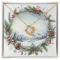 Christmas Background 083 - 18K Yellow Gold Finish Love Knot Necklace