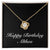 Happy Birthday Althea v2 - 18K Yellow Gold Finish Love Knot Necklace