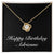 Happy Birthday Adrienne v2 - 18K Yellow Gold Finish Love Knot Necklace