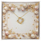 Christmas Background 022 - 18K Yellow Gold Finish Love Knot Necklace