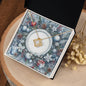 Christmas Background 088 - 18K Yellow Gold Finish Love Knot Necklace