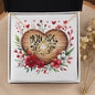 You Are My Heartbeat - 18K Yellow Gold Finish Love Knot Necklace