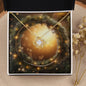 Christmas Background 106 - 18K Yellow Gold Finish Love Knot Necklace