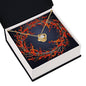Christmas Background 121 - 18K Yellow Gold Finish Love Knot Necklace