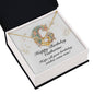 Happy Birthday Catherine v01 - 18K Yellow Gold Finish Love Knot Necklace