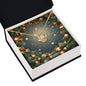Christmas Background 109 - 18K Yellow Gold Finish Love Knot Necklace