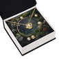 Christmas Background 102 - 18K Yellow Gold Finish Love Knot Necklace