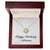 Happy Birthday Adrienne - 18K Yellow Gold Finish Love Knot Necklace With Mahogany Style Luxury Box