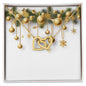 Christmas Background 043 - 18K Yellow Gold Finish Interlocking Hearts Necklace