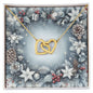 Christmas Background 089 - 18K Yellow Gold Finish Interlocking Hearts Necklace