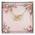 Christmas Background 008 - 18K Yellow Gold Finish Interlocking Hearts Necklace