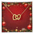 Christmas Background 011 - 18K Yellow Gold Finish Interlocking Hearts Necklace