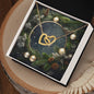 Christmas Background 102 - 18K Yellow Gold Finish Interlocking Hearts Necklace