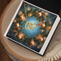 Christmas Background 107 - 18K Yellow Gold Finish Interlocking Hearts Necklace