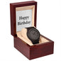 Happy Birthday - Wooden Watch