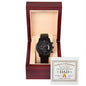 World's Greatest Dad - Black Chronograph Watch