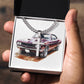Muscle Car 10 - Stainless Steel Cuban Link Chain Cross Necklace