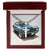 Muscle Car 05 - Stainless Steel Cuban Link Chain Cross Necklace With Mahogany Style Luxury Box