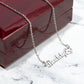 Personalized Paw Print Name Necklace v2