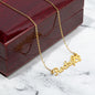 Paw Print Personalized Name Necklace