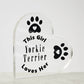 Yorkie Terrier - Heart Acrylic Plaque