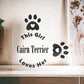 Cairn Terrier - Heart Acrylic Plaque