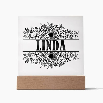 Linda v2 - Square Acrylic Plaque