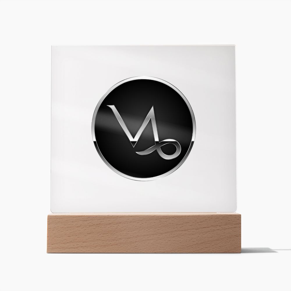 Zodiac Sign Capricorn v2 - Square Acrylic Plaque