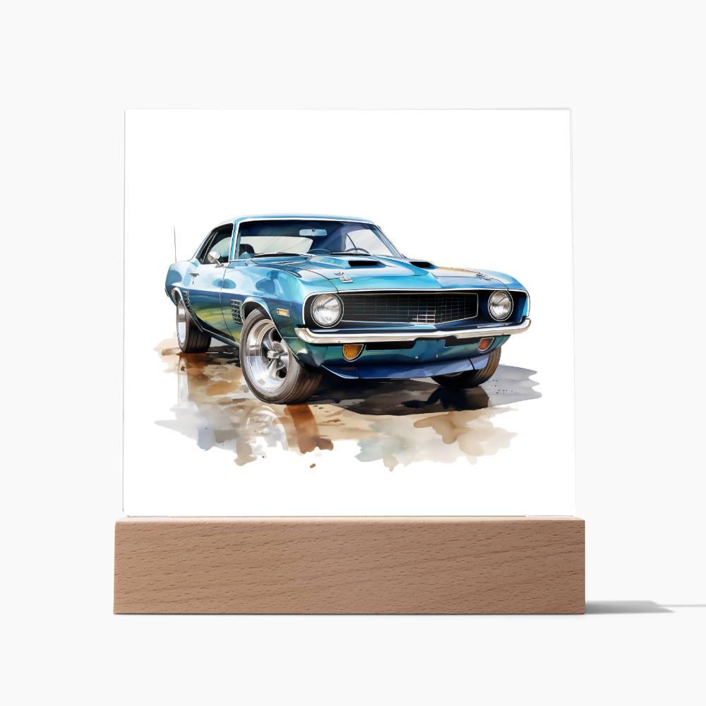 Muscle Car 12 - Square Acrylic Plaque
