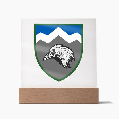 109th Mountain Assault Battalion (Ukraine) - Square Acrylic Plaque