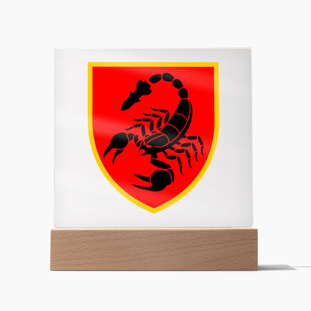 19th Missile Brigade (Ukraine) - Square Acrylic Plaque