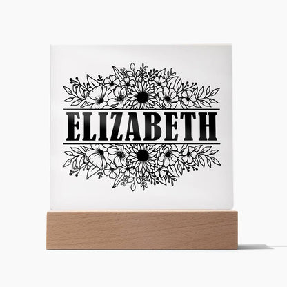 Elizabeth v2 - Square Acrylic Plaque